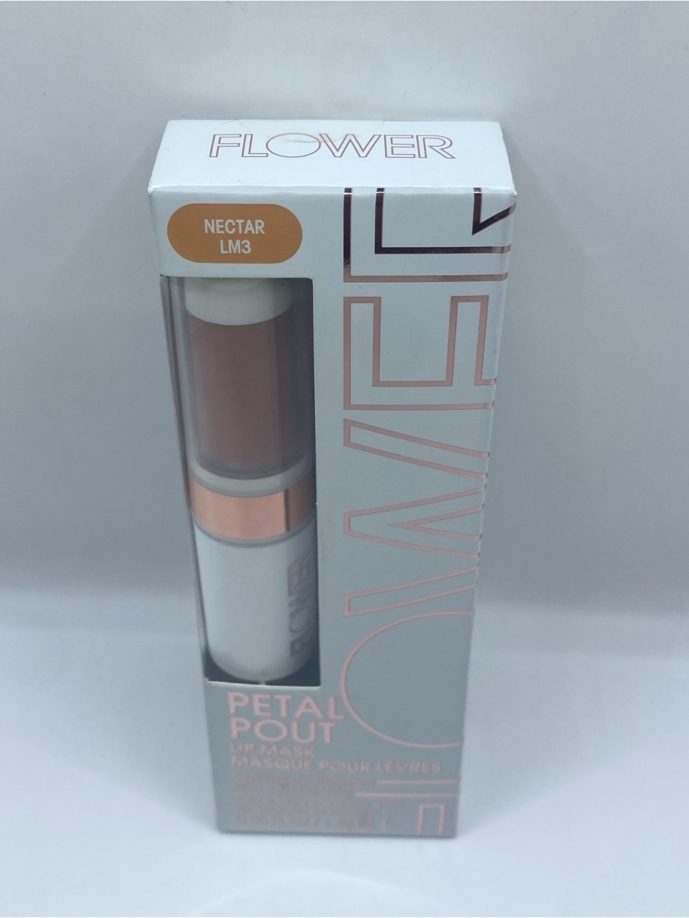 FLOWER BEAUTY Petal Pout Lip Mask- Nectar LM3 New - Picture 3 of 7